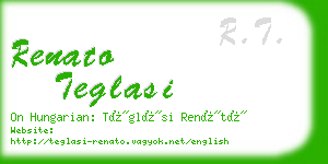 renato teglasi business card